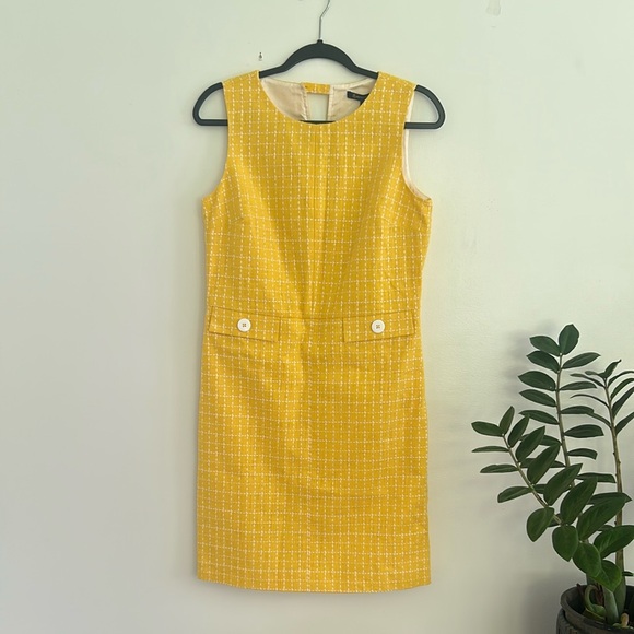 Brooks Brothers Dresses & Skirts - NWT Brooks Brothers Yellow Tweed Dress, 6
